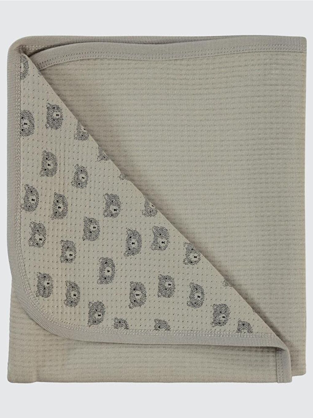 Baby Ayıcık Baskılı Battaniye - Bej Standart-1
