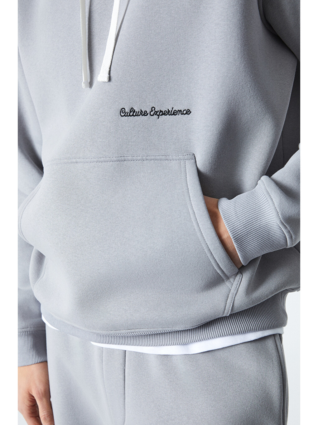 Narcıso Erkek Yumuşacık İçi Polarlı Gri Sweatshirt-5