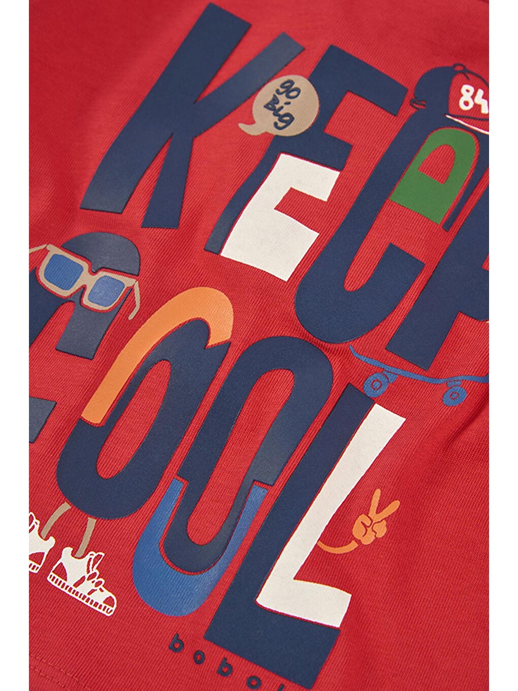 Cool Desenli Tshirt 2 Yaş-6 Yaş Turuncu-2