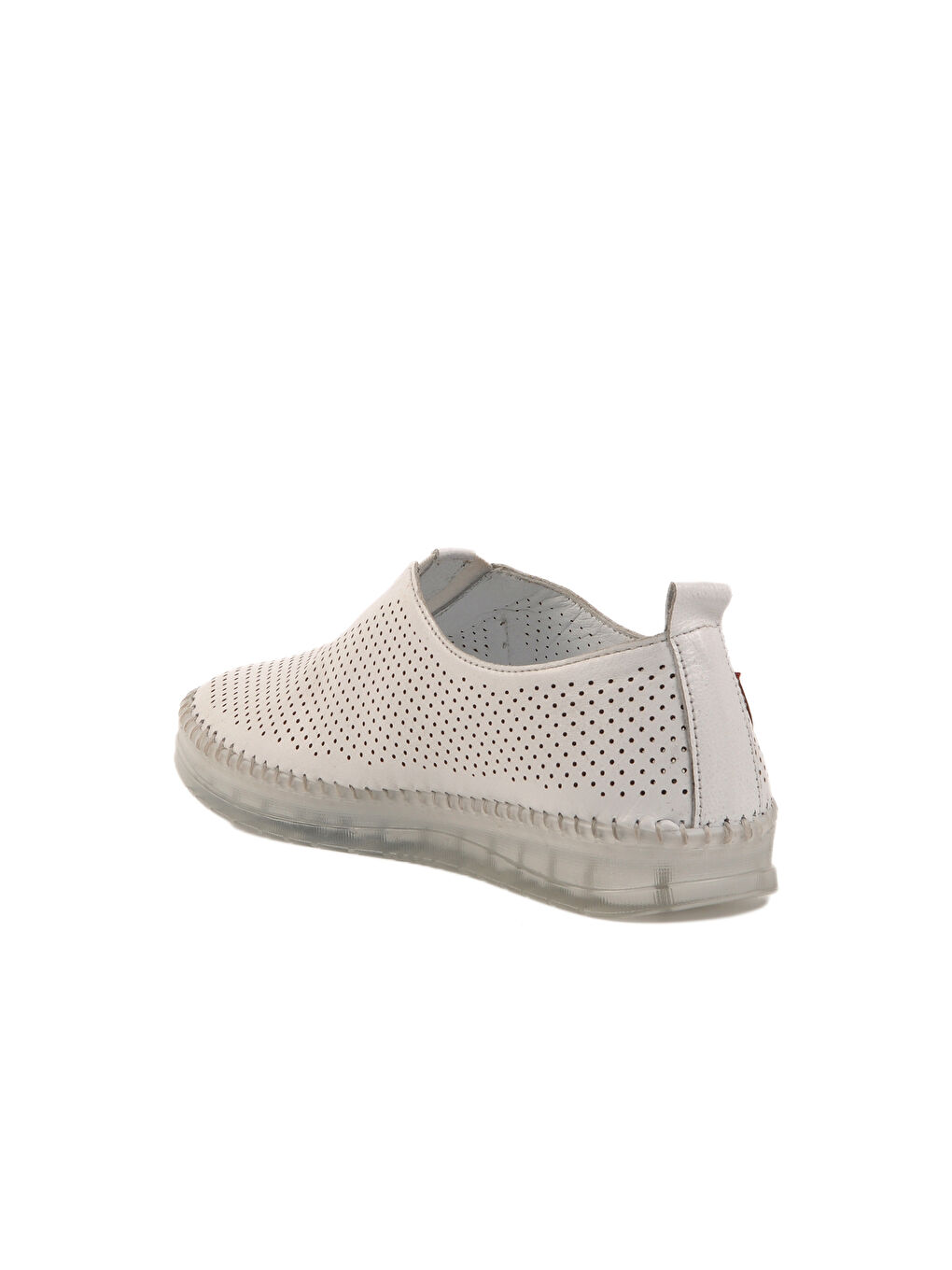 Beyaz Hakiki Deri Kadın Casual Ayakkabı 515 Z-3