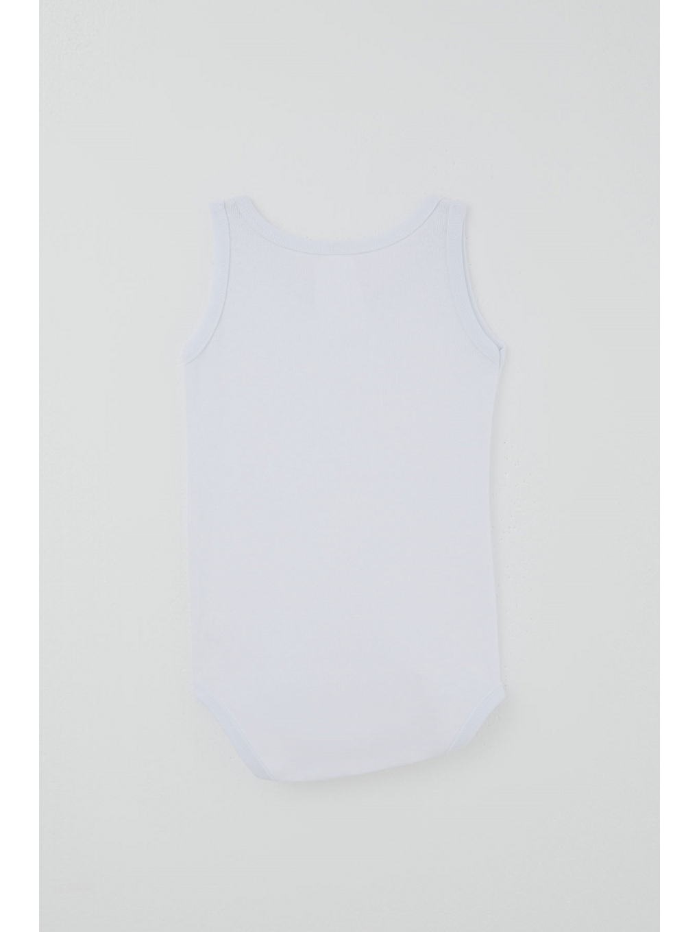 Kız Çocuk Çıtçıtlı Atlet Zıbın Body Basic Beyaz (1-3 Yaş)-1