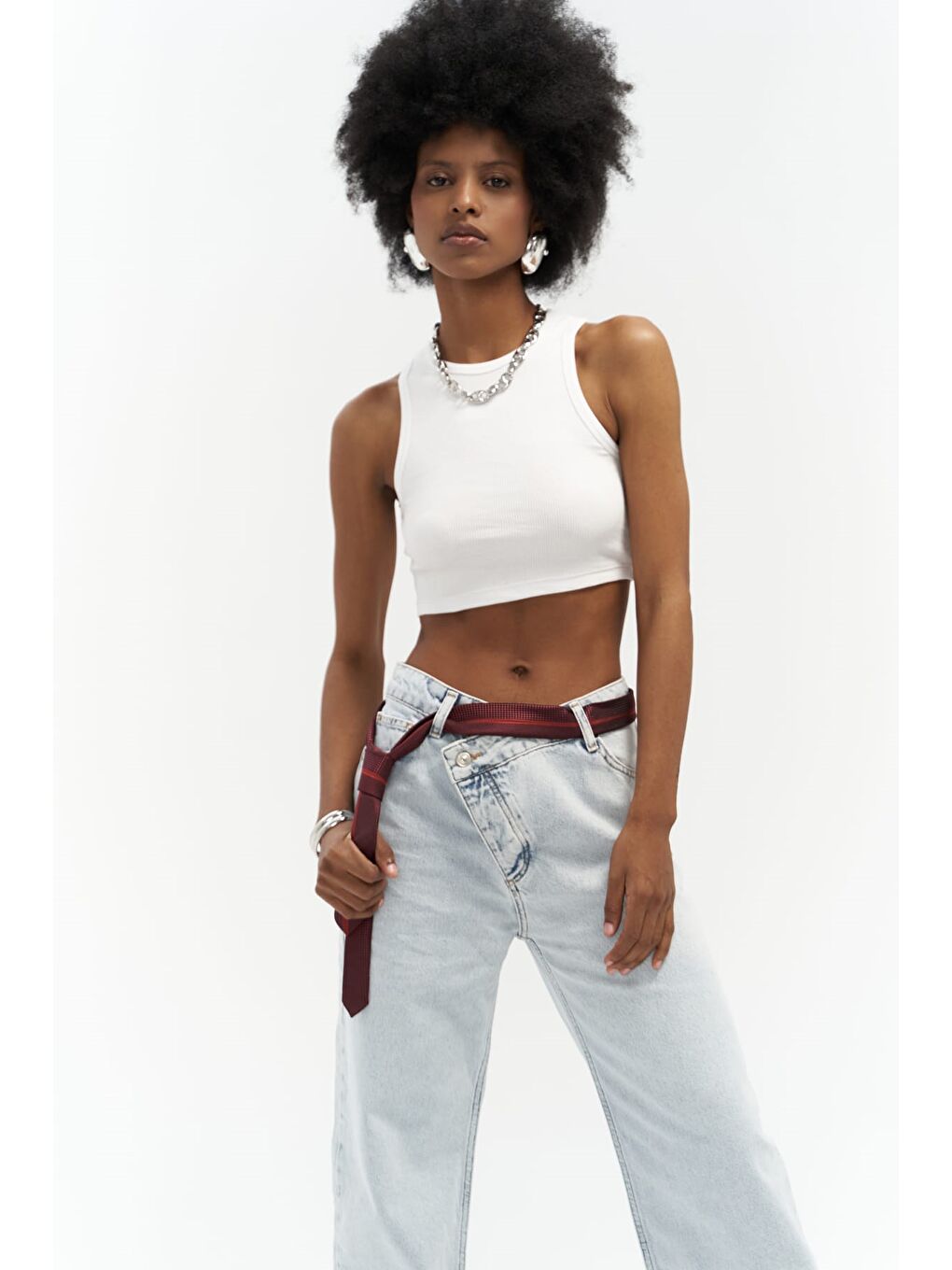 Verna Cross Mavi Jean Pantolon-1