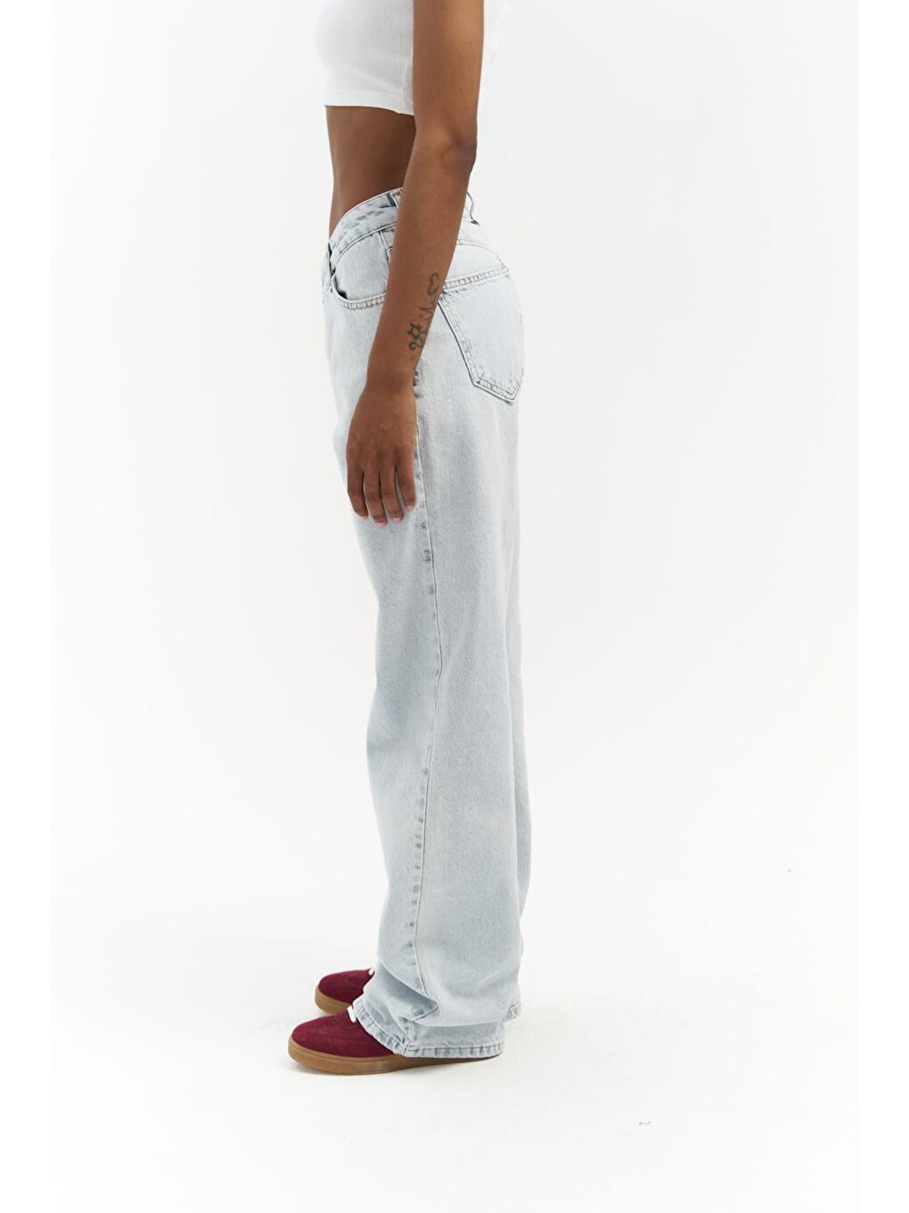 Verna Cross Mavi Jean Pantolon-3