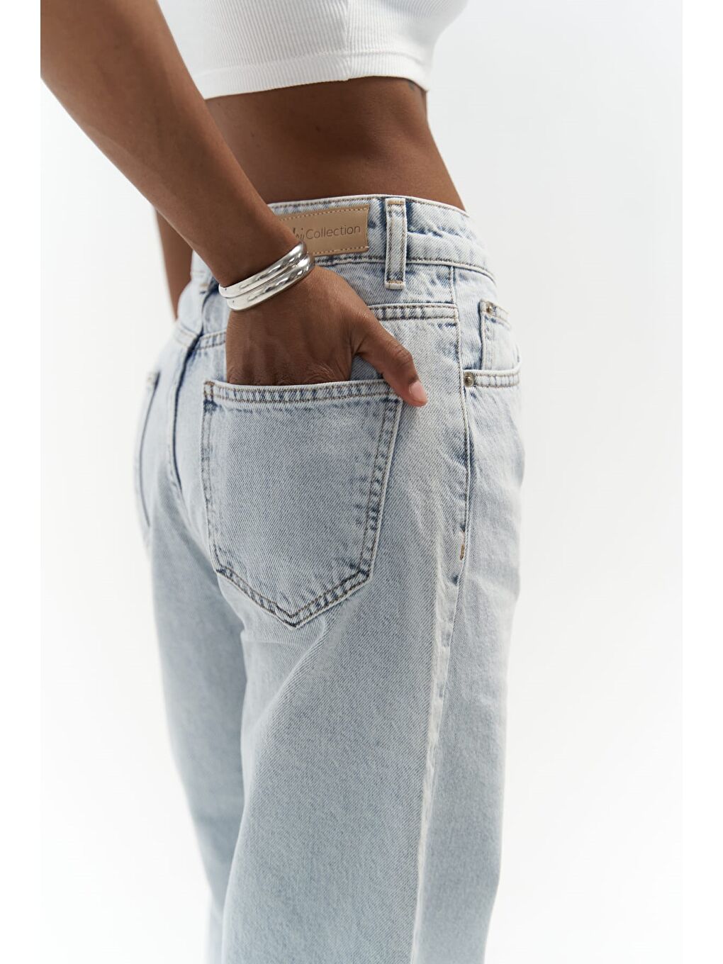 Verna Cross Mavi Jean Pantolon-6