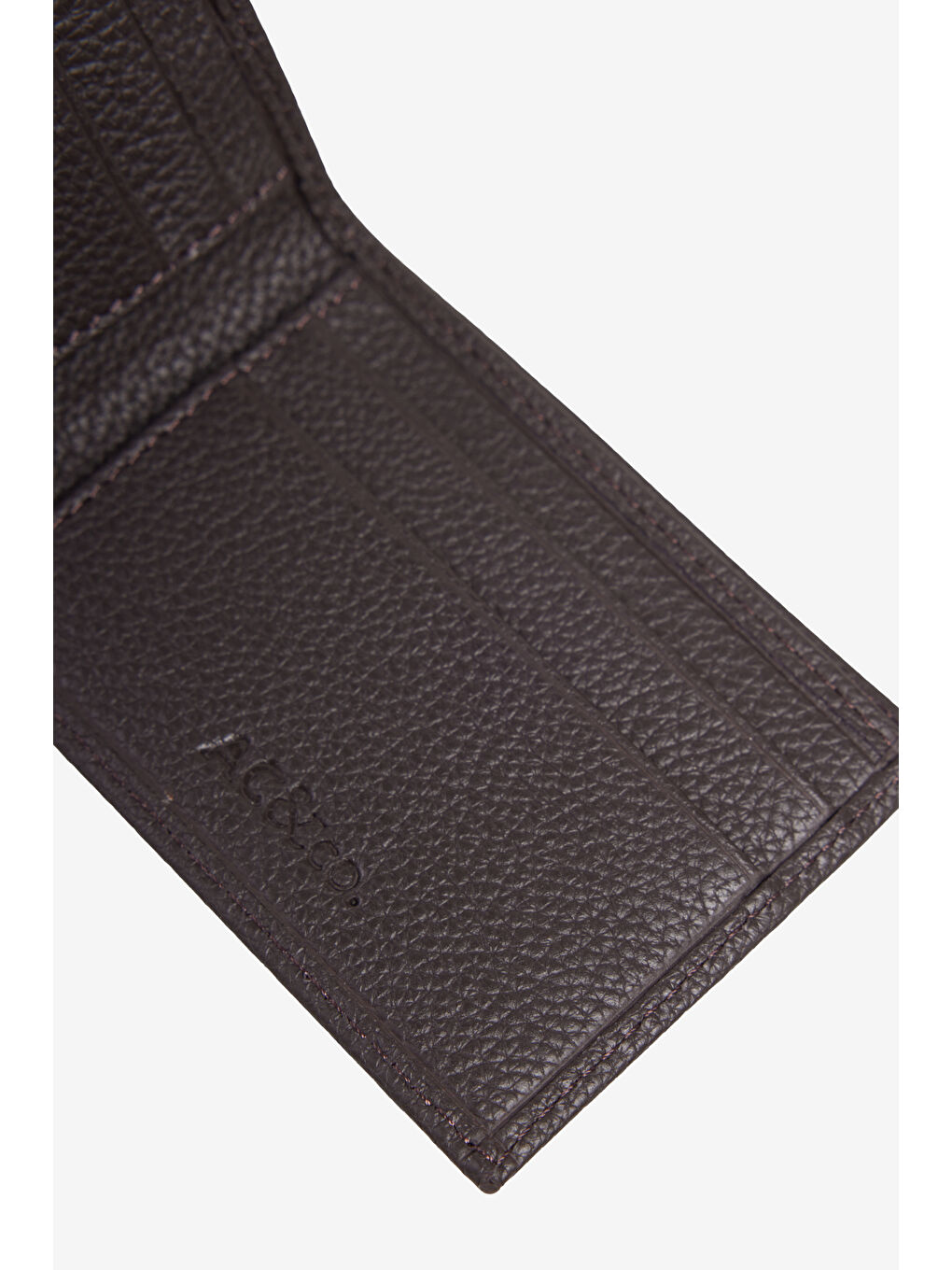 Erkek Kahverengi Suni Deri Cüzdan-2