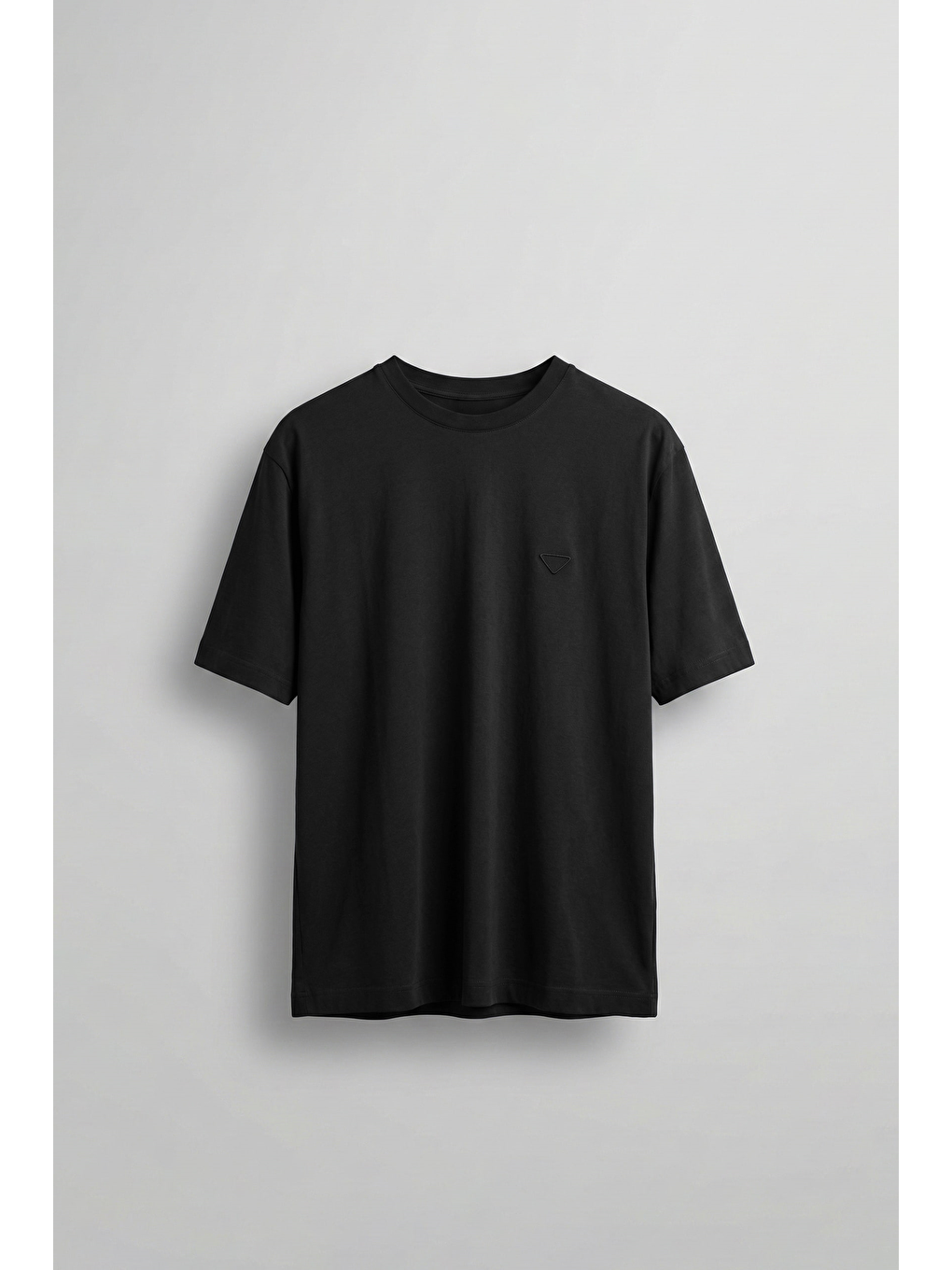 Erkek Relaxed Fit Yumuşak Dokulu Basic T-Shirt Siyah