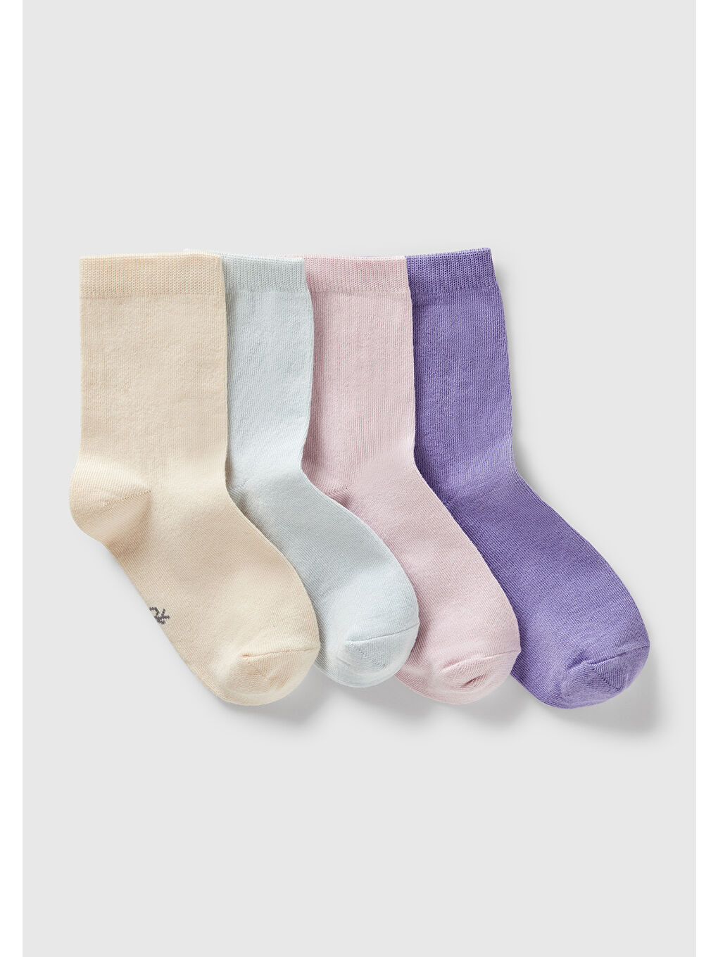 Erkek Çocuk Lila Mix Renkli 4'lü Soket Çorap