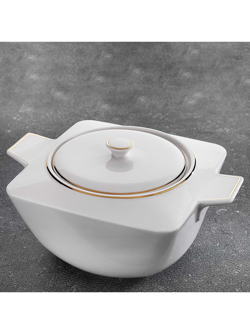 Sarı Glamor Pure Yemek Takımı-60 Parça-Gold-6