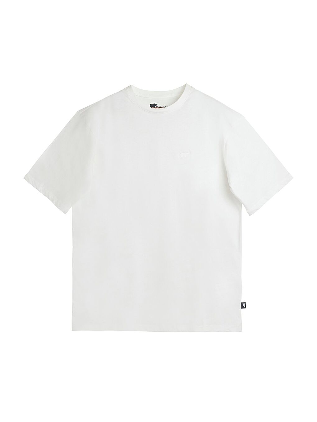 Bad Bear Bia Beyaz Kadın Oversize Tişört