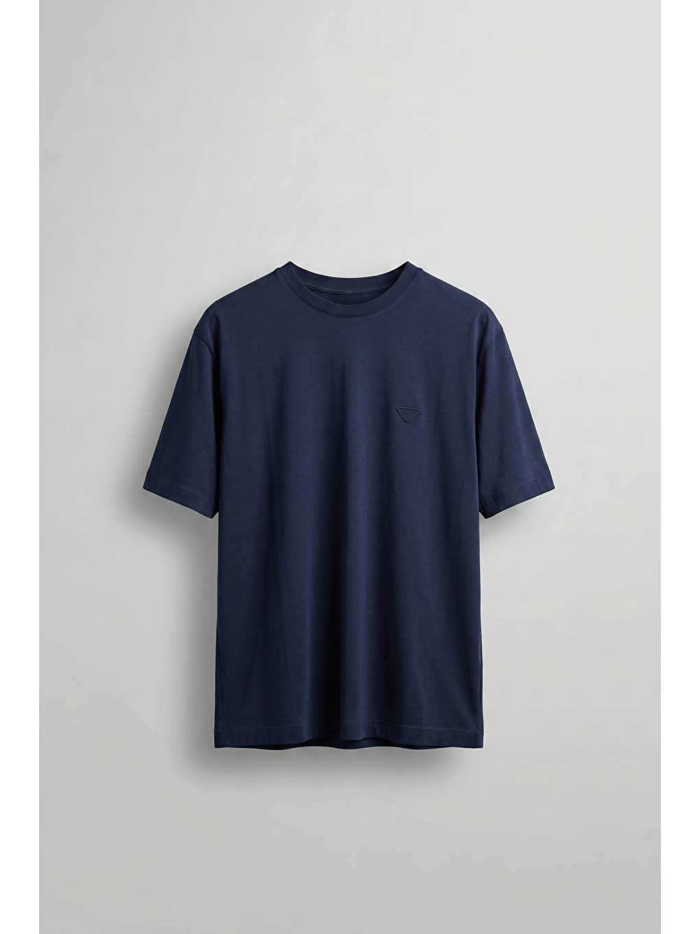 Erkek Relaxed Fit Yumuşak Dokulu Basic T-Shirt Lacivert