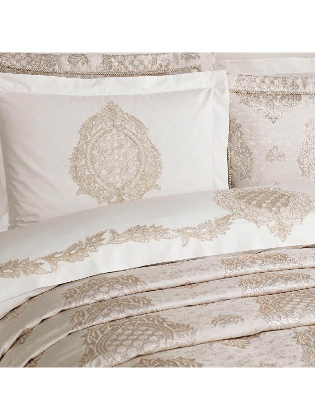 Sarı Home Premium 11 Parça Çeyiz Seti-Gold-5