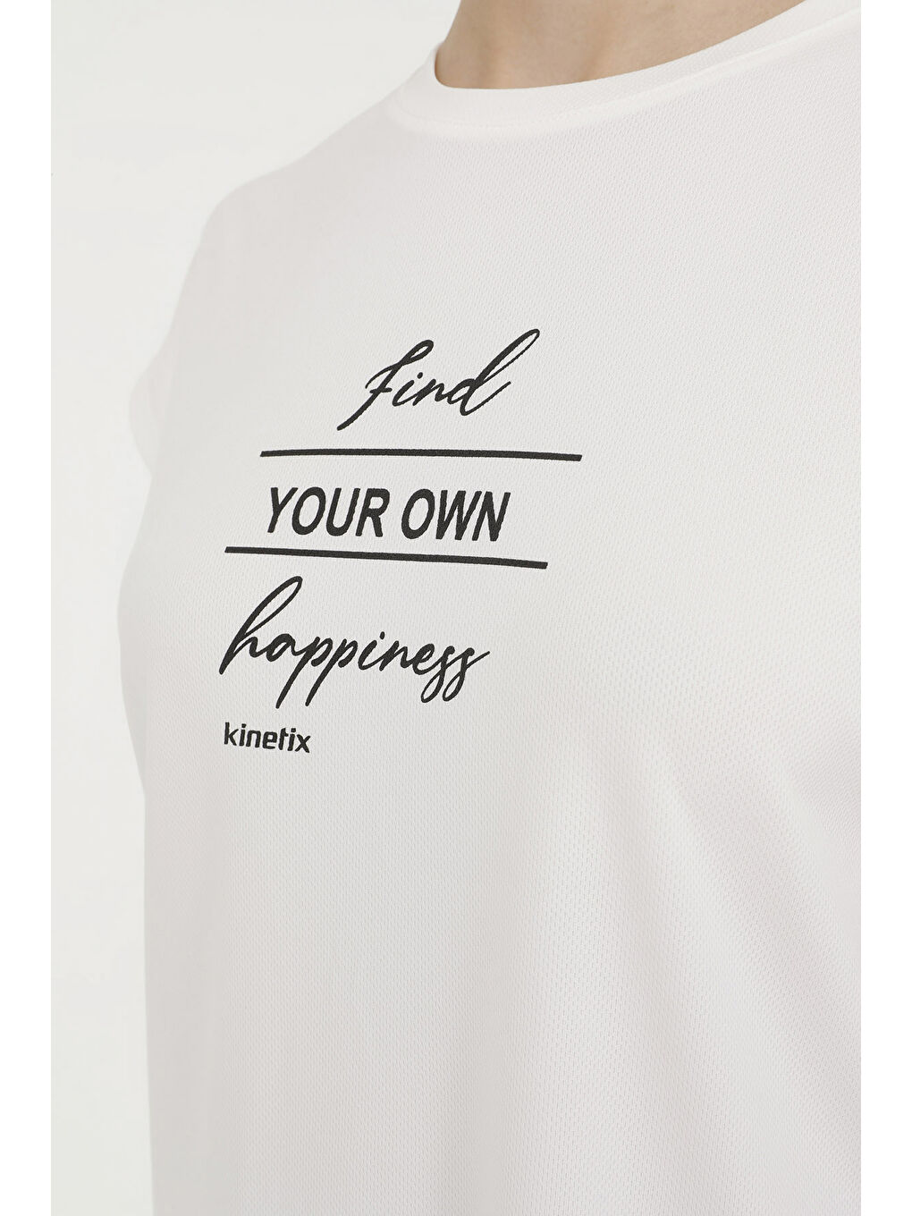 WL CLAUDIA 11P3004 4FX Beyaz Kadın Kısa Kol Tişört-3