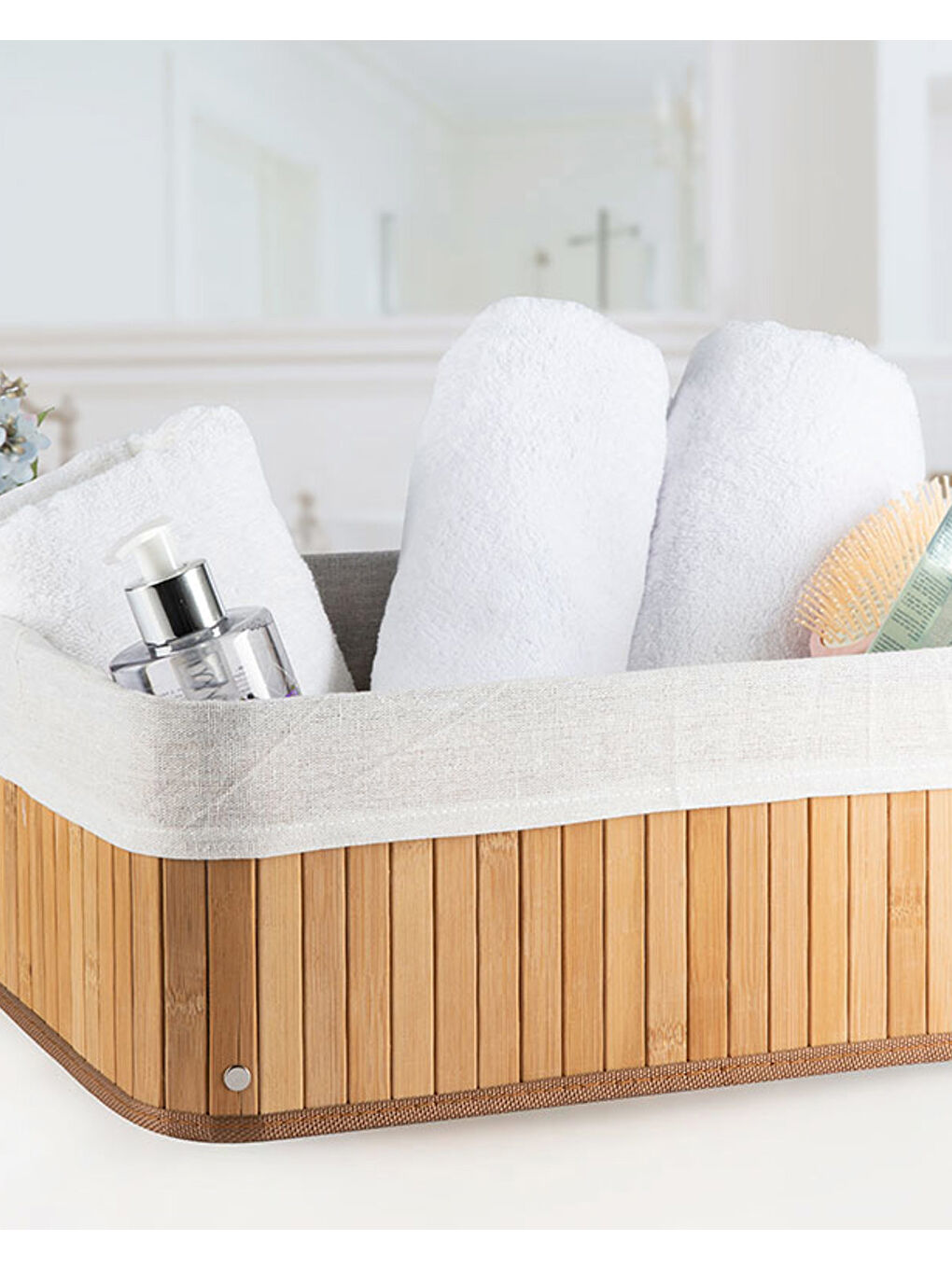 Fancy Katlanabilir Sepet Bej