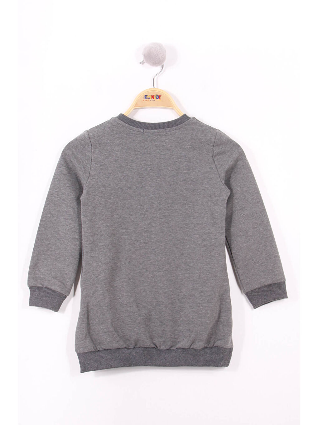 Antrasit Kız Çocuk Anne Kız Baskılı Sweatshirt-3