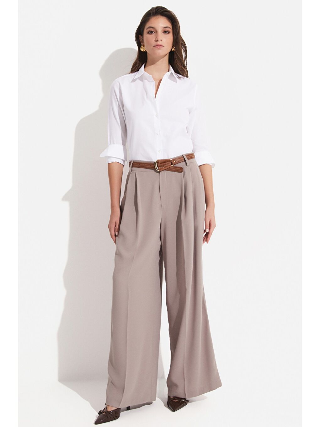 Beyaz Exclusive Pamuk Basic Gömlek-2