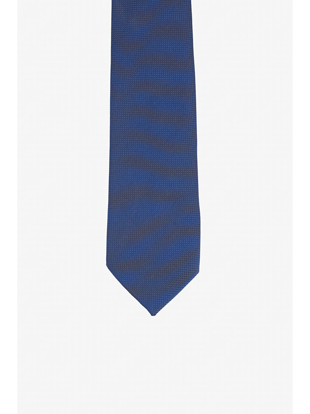 Erkek Lacivert Desensiz Kravat-1