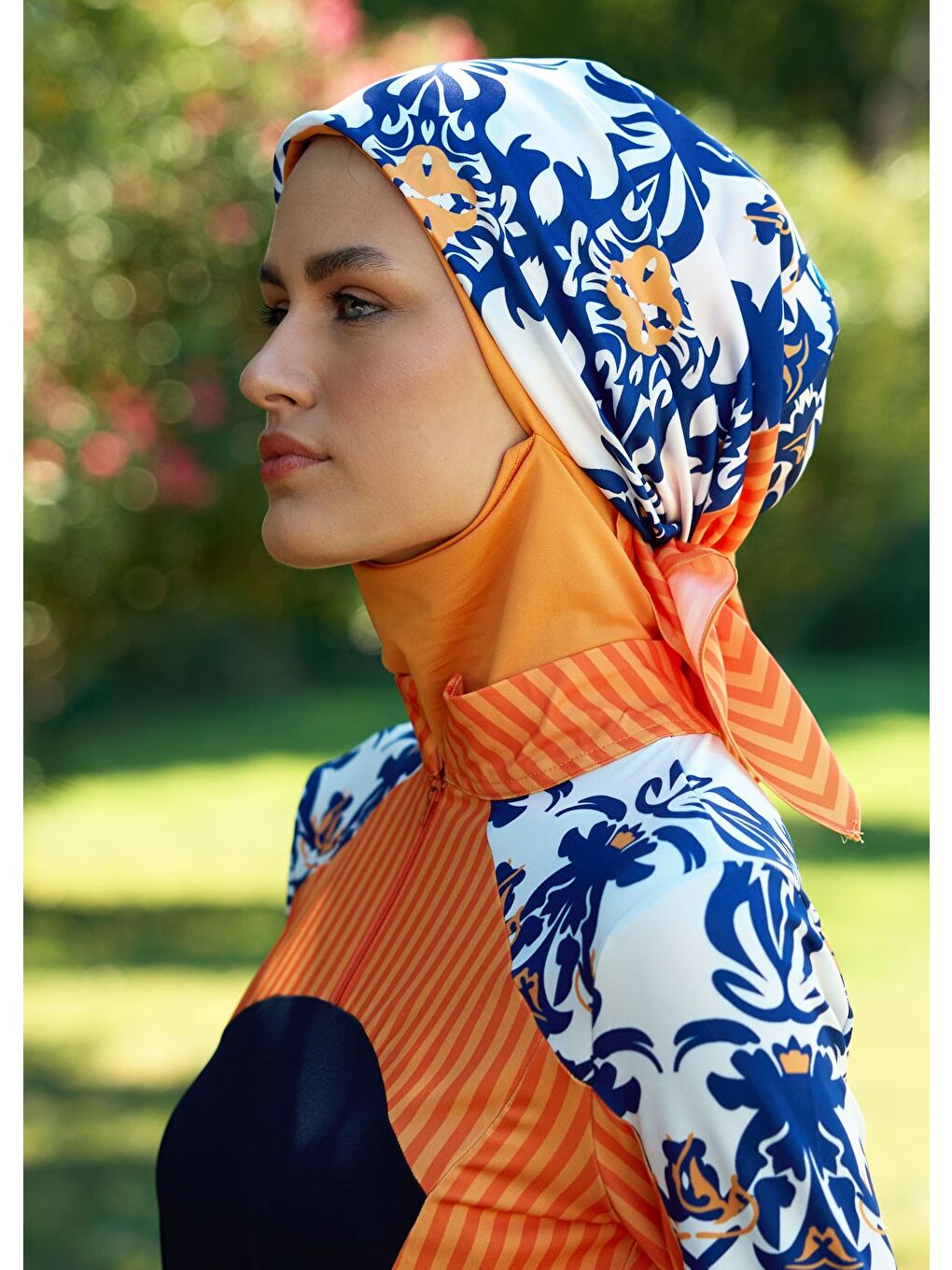 Karışık Üçgen Eşarp - 13-2