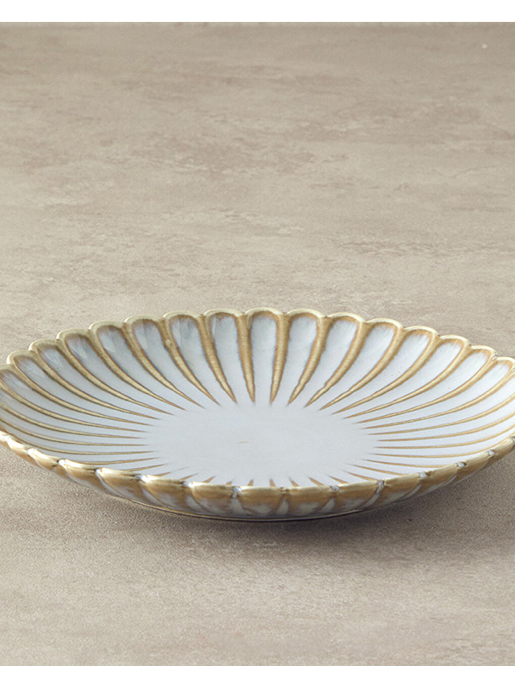 Fiore New Bone China Pasta Tabağı Gri-1