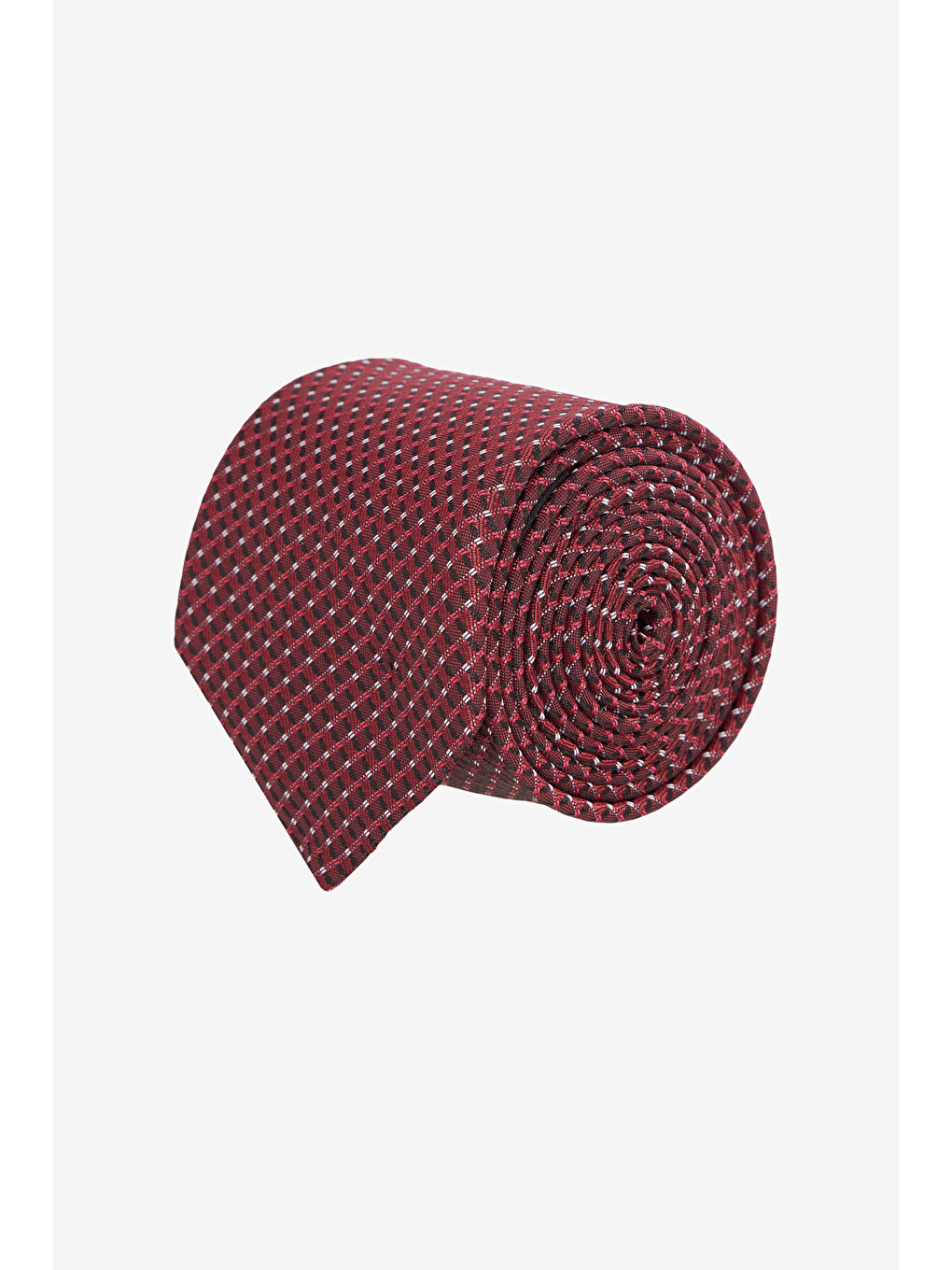 Erkek Bordo Desenli Kravat