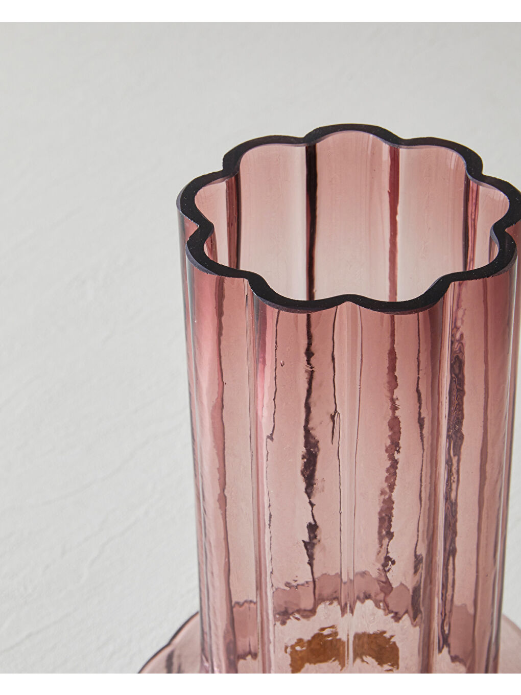 Alina Cam Vazo 29 cm Mor-2