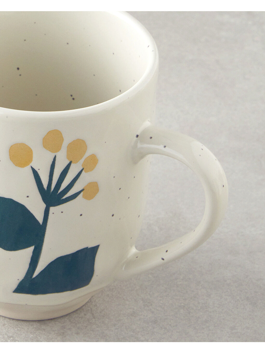 Sun Dance Stoneware Kupa 320 ml Sarı-Yeşil-2