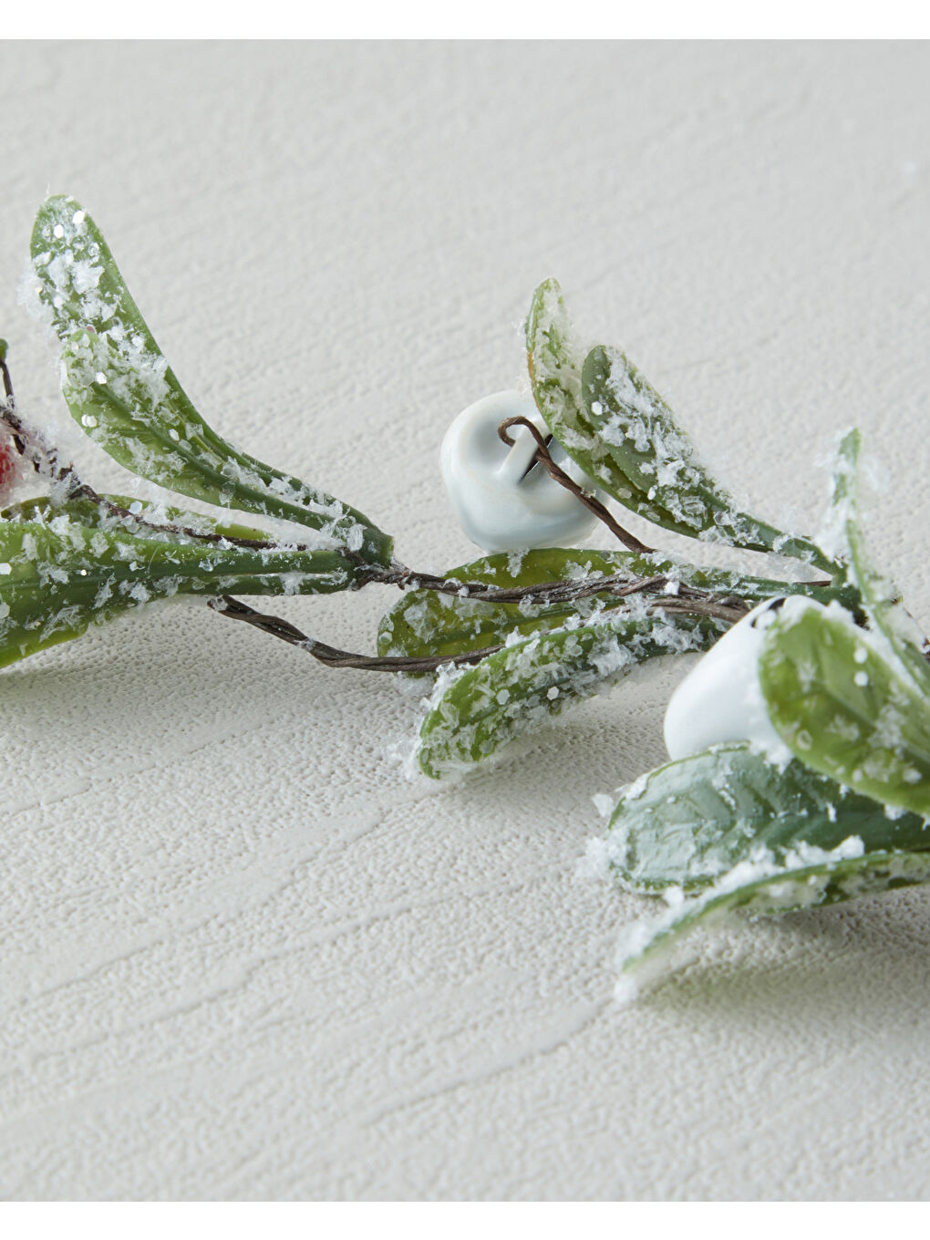 Halona Tek Dal Yapay Çiçek 25 cm Kırmızı - Yeşil-2