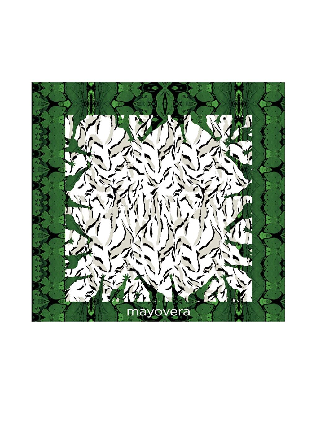 Karışık Üçgen Eşarp - 17-2