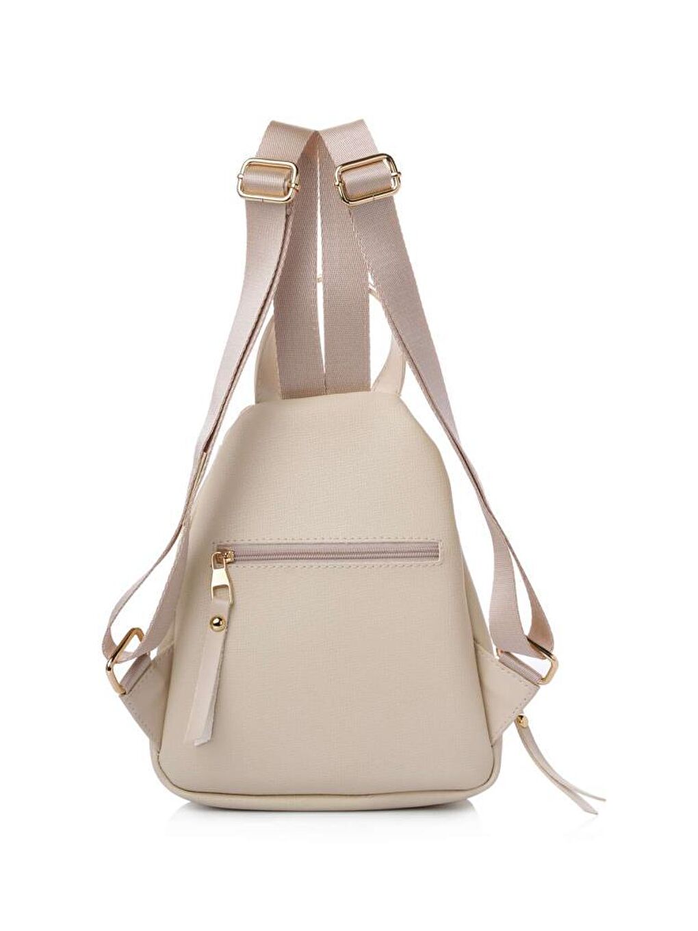 Ekru Desenli Kadın Sırt Çantası-3