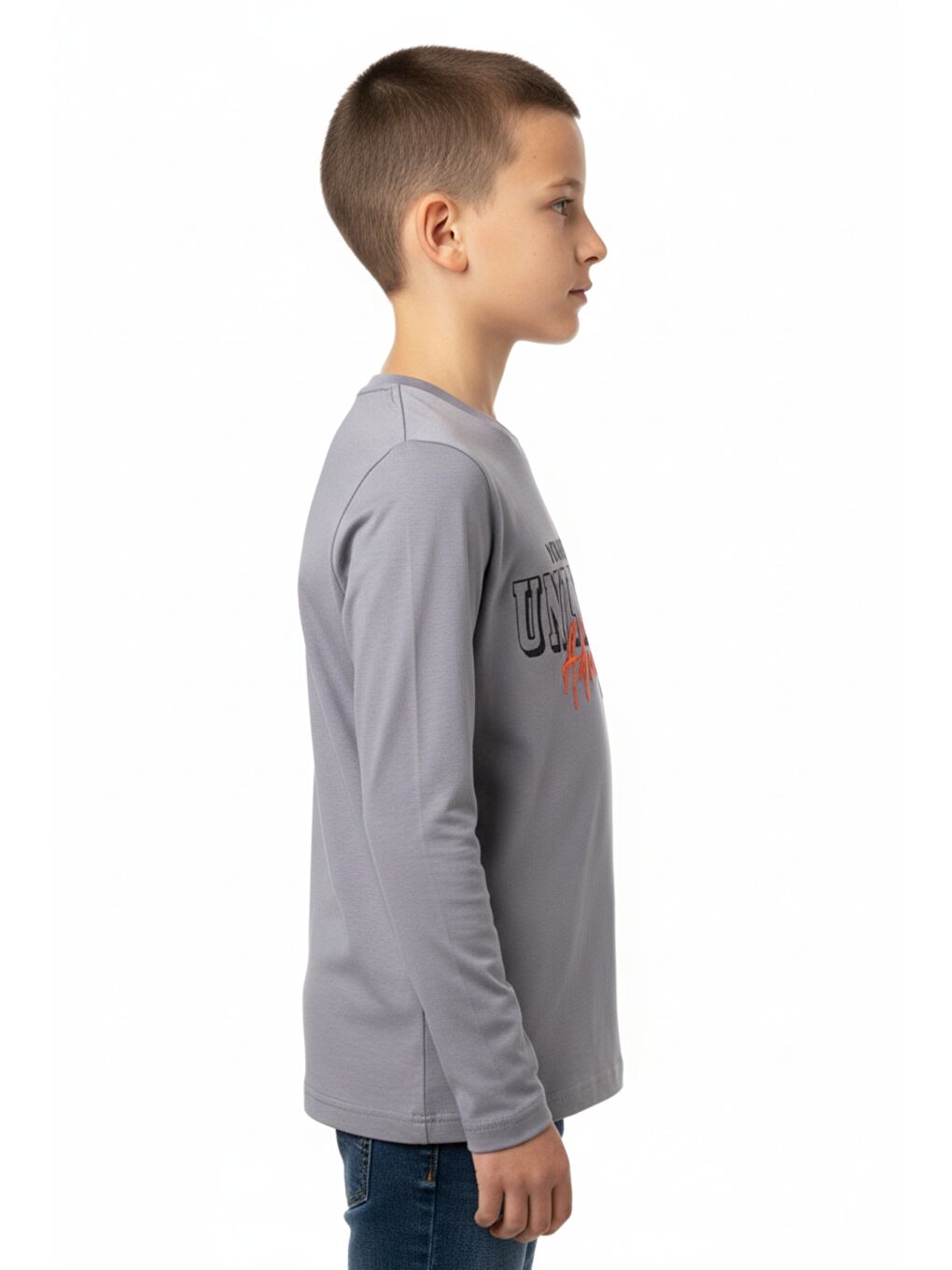 Ekru Erkek Çocuk Baskılı Tişört-3