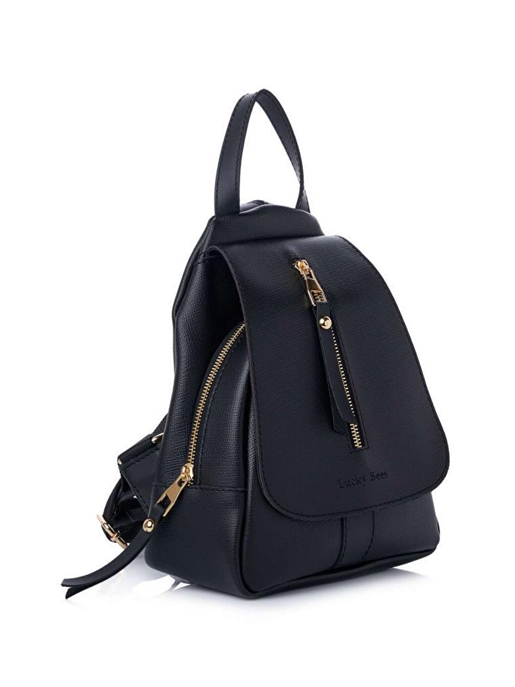 Siyah Desenli Kadın Sırt Çantası