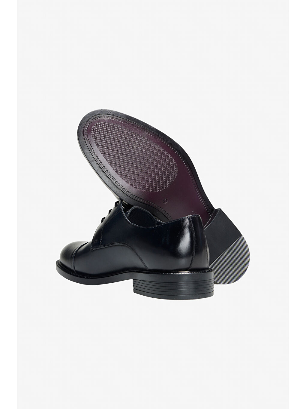 Erkek Lacivert %100 Deri Klasik Ayakkabı-3