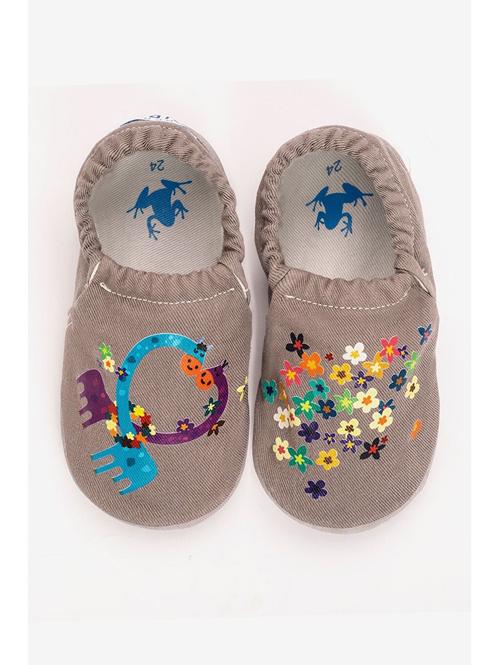 Lovely Hyper Sıcak Gri Barefoot Akıllı Patik