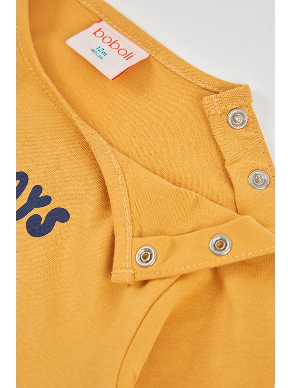 Smile Desenli Tshirt 2 Yaş-6 Yaş Sarı-2