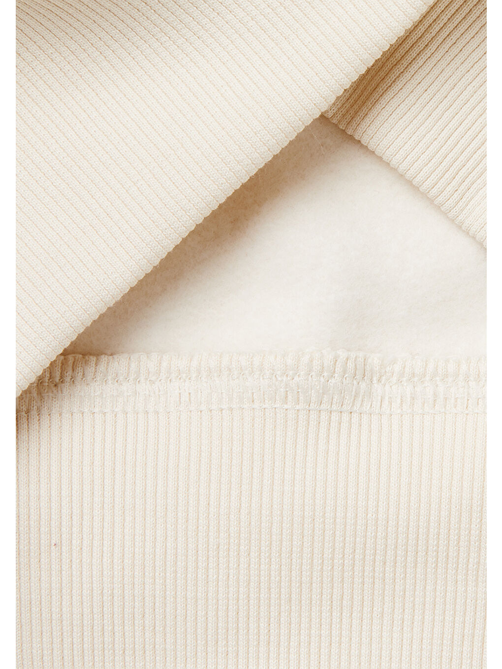 Ekru Erkek Çocuk Krem Tazmanya Baskılı Ribanalı Kapüşonlu Oversize Sweatshirt-2