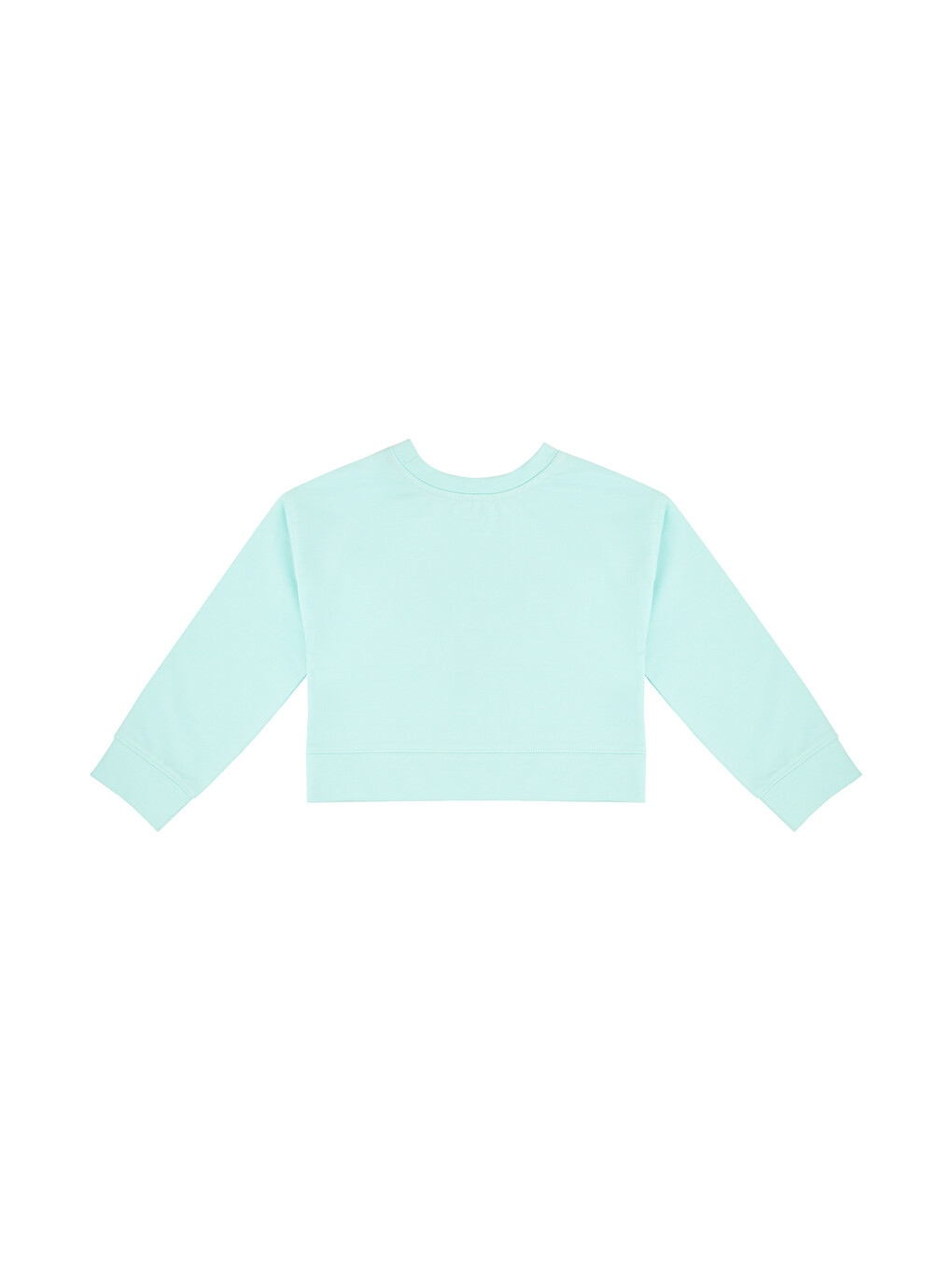 Nakışlı Modal Elastan Sweatshırt 2-6 Yaş Yeşil-1