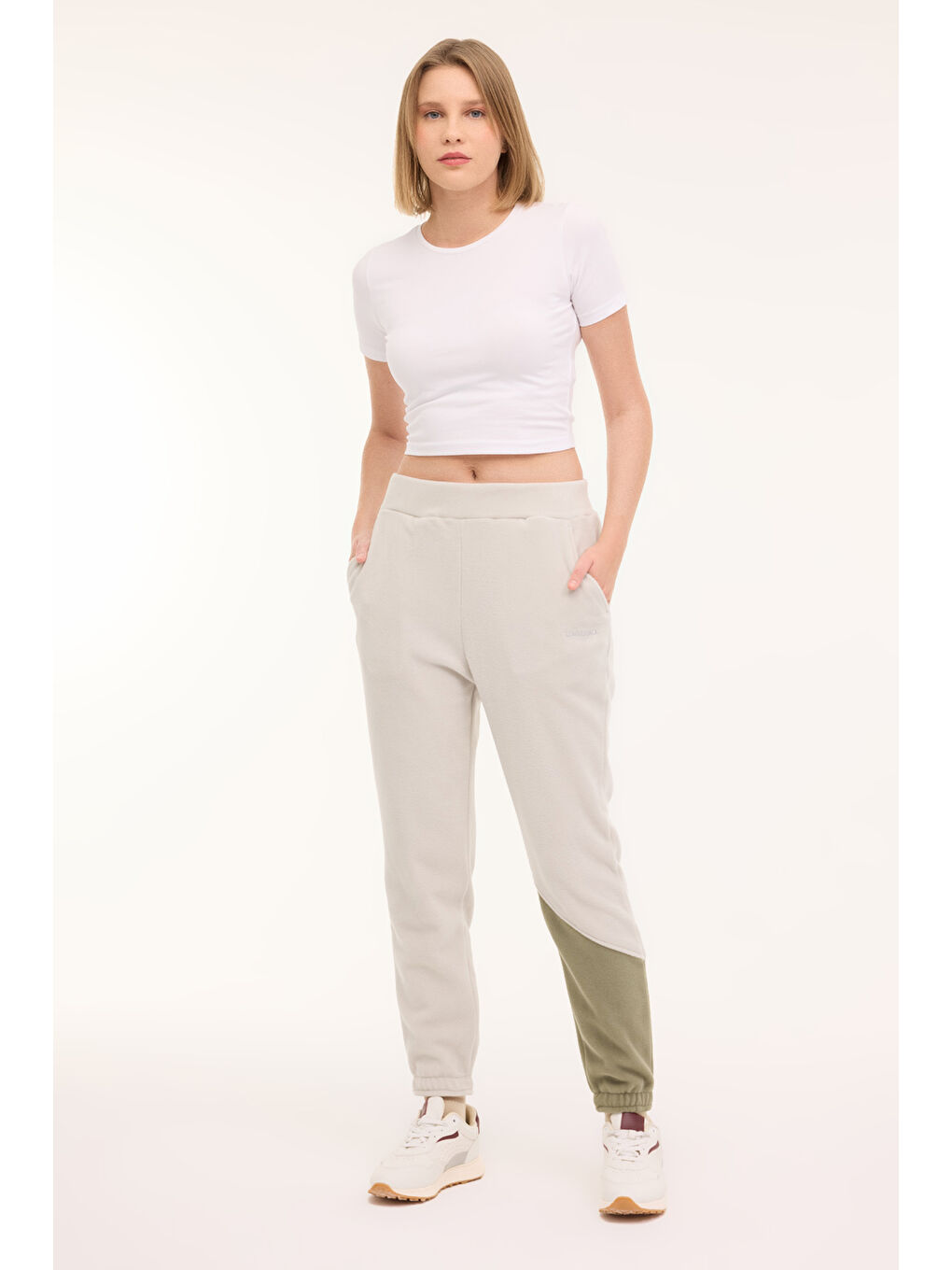 Bej WL ELETA 22SS510 4PR Ekru Kadın Eşofman Altı-2