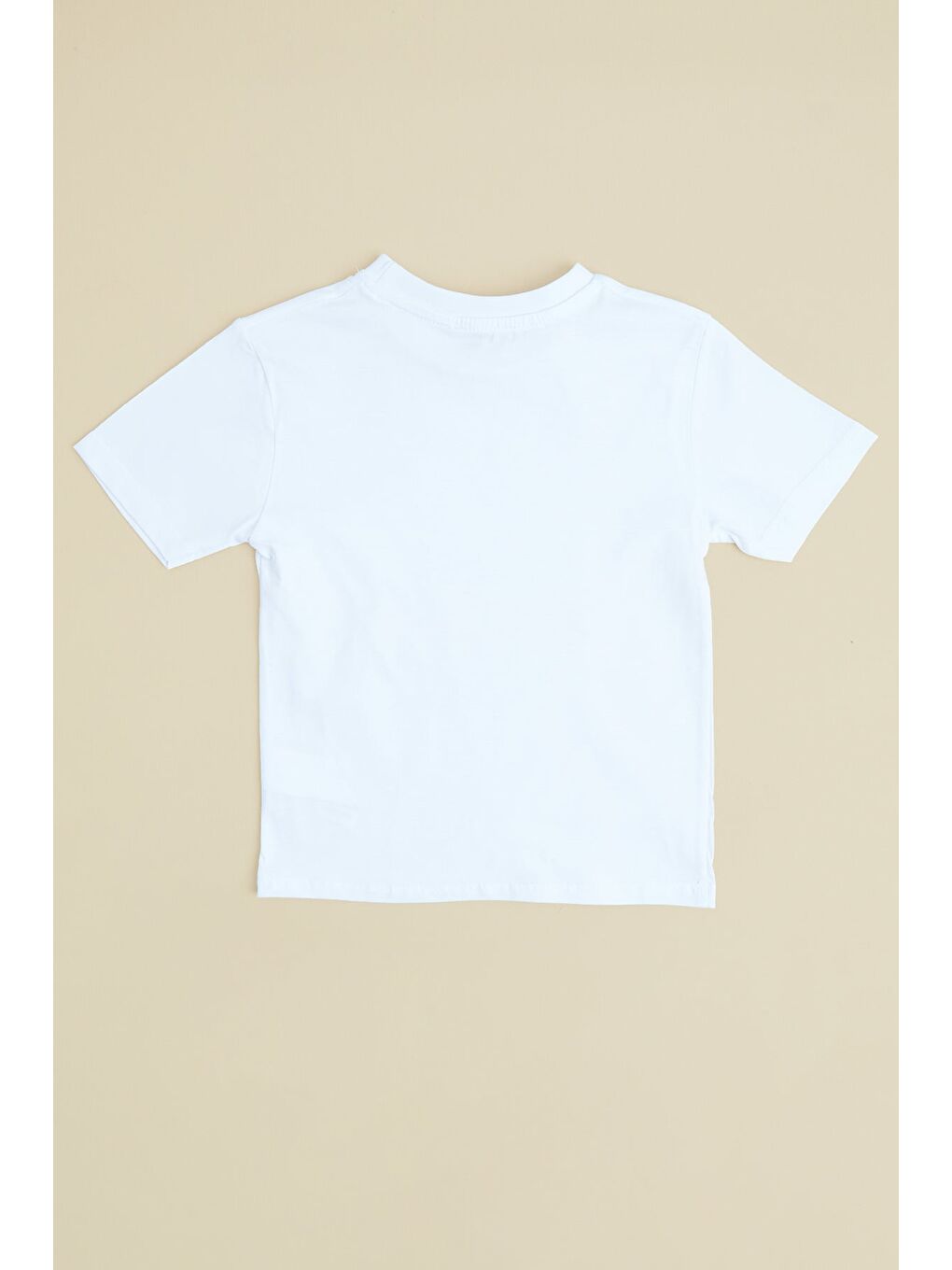 Beyaz Köpek Balığı Baskılı Erkek Çocuk Tişört-1