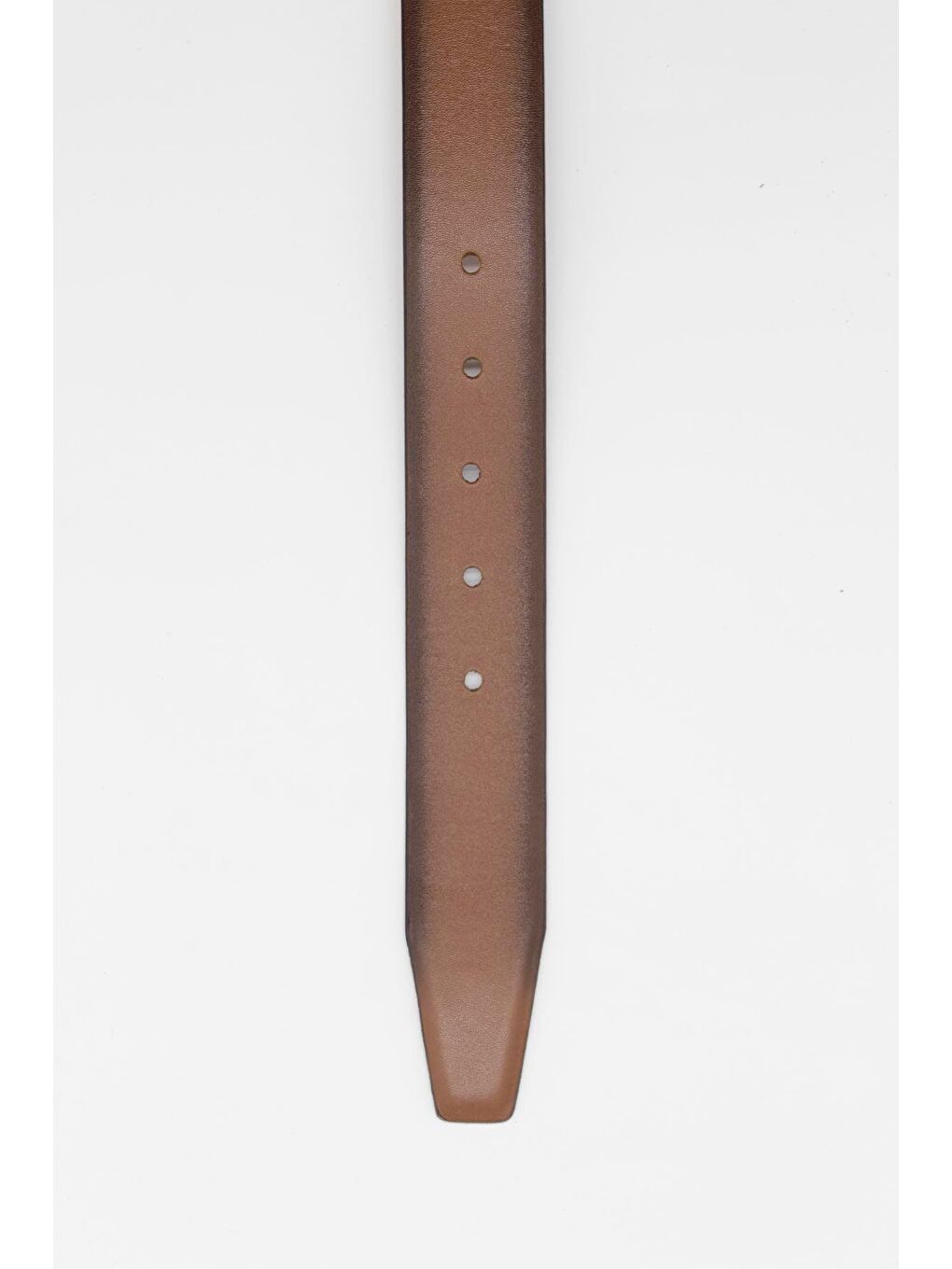 Kahverengi Taba Dikişsiz Düz %100 Deri Kemer 1046245207_880-1