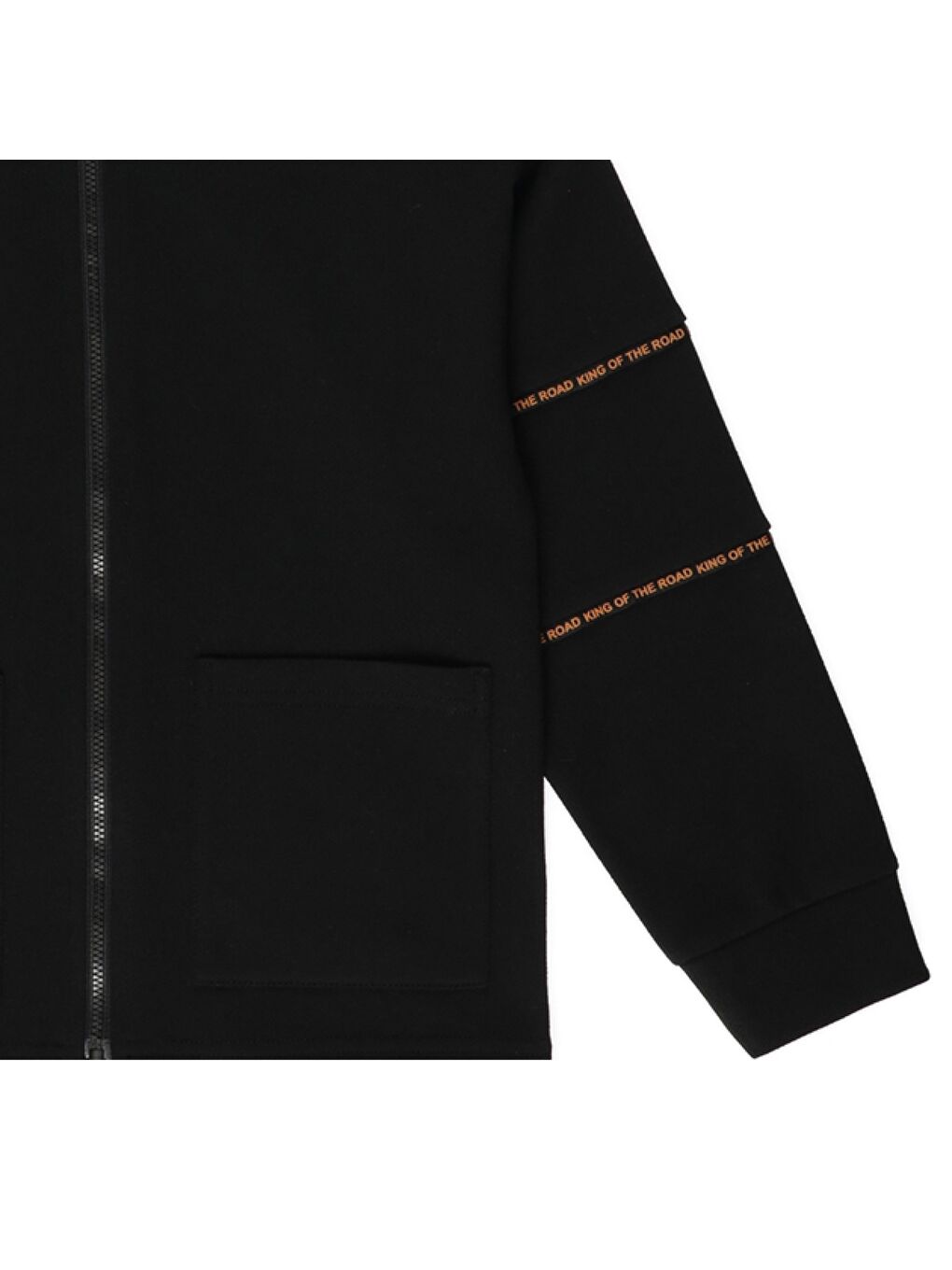 Siyah Erkek Çocuk Kapüşonlu Sweatshirt-5