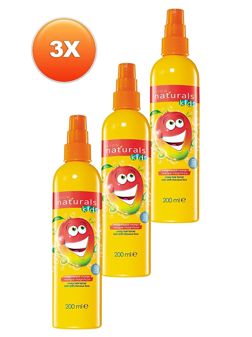 AVON Renksiz Mango Kokulu Saç Açıcı Sprey 200 Ml. Üçlü Set - 1