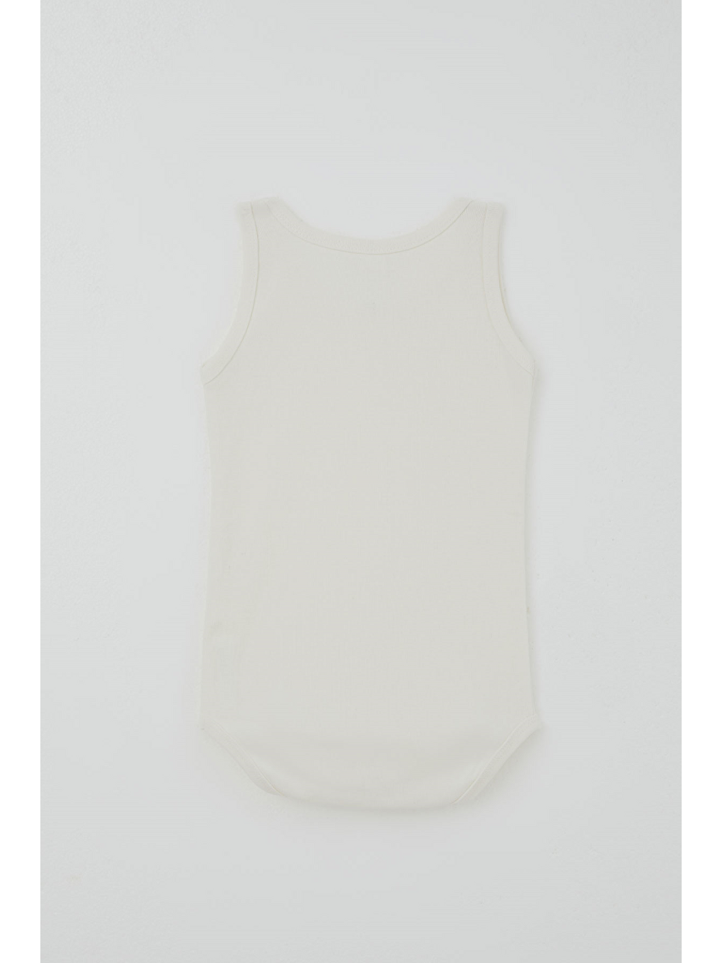 Erkek Çocuk Çıtçıtlı Atlet Zıbın Body Basic Ekru (1-3 Yaş)-1