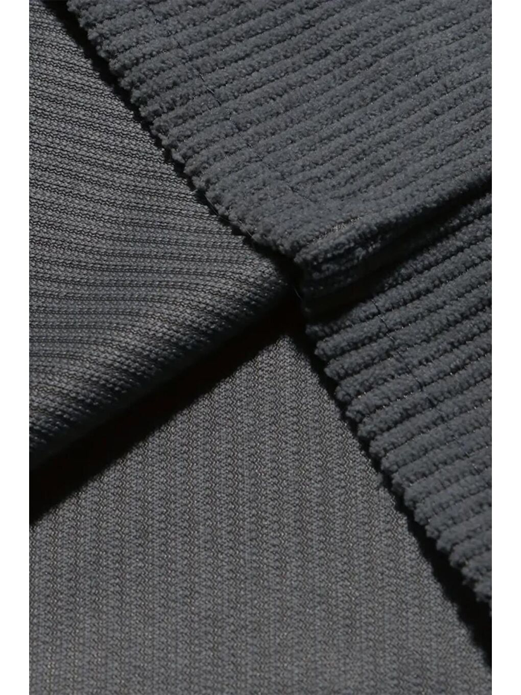 Antrasit Linno Kapaklı Çift Cepli Fitilli Erkek Kadife Gömlek-1