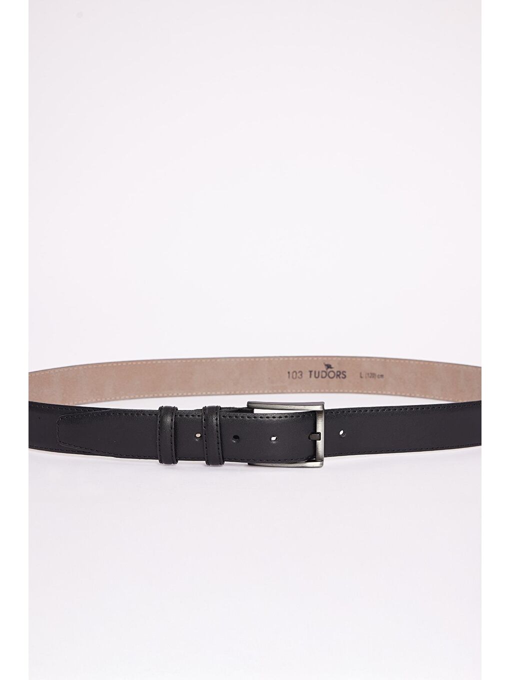 Erkek 2'Li Set 3,5 Cm Klasik Siyah Kemer-1