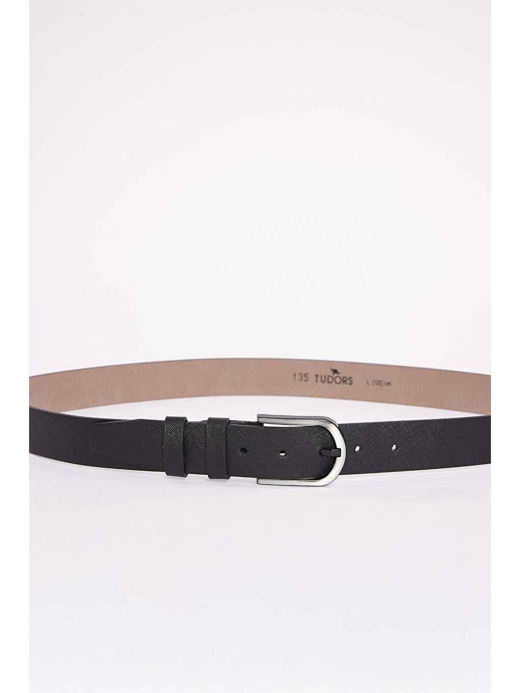 Erkek 2'Li Set 3,5 Cm Klasik Siyah Kemer-3