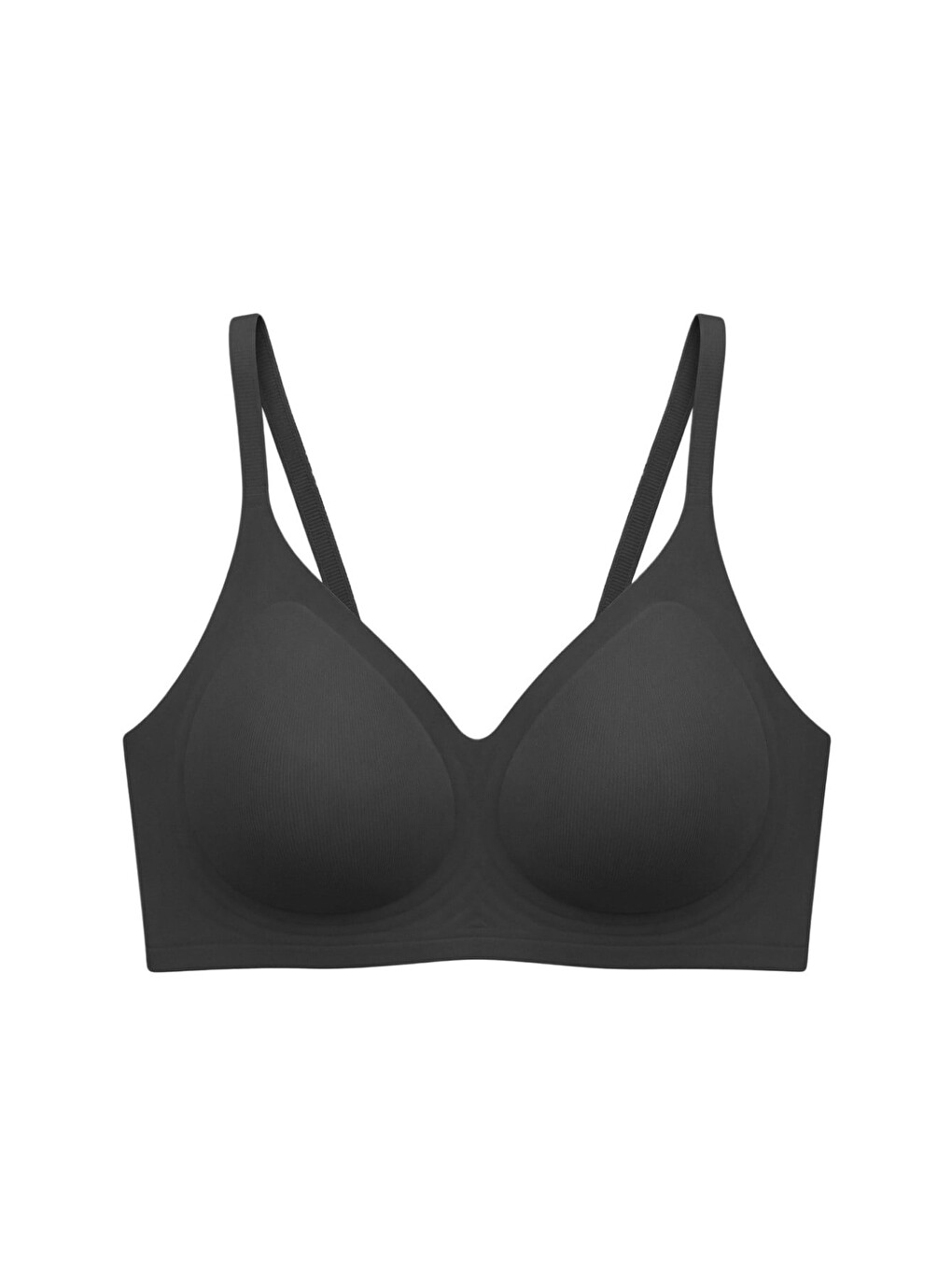 Seamless Bra - Aurea | Siyah Lazer Kesim Dikişsiz Kontur Detaylı Balensiz Kadın Sütyen
