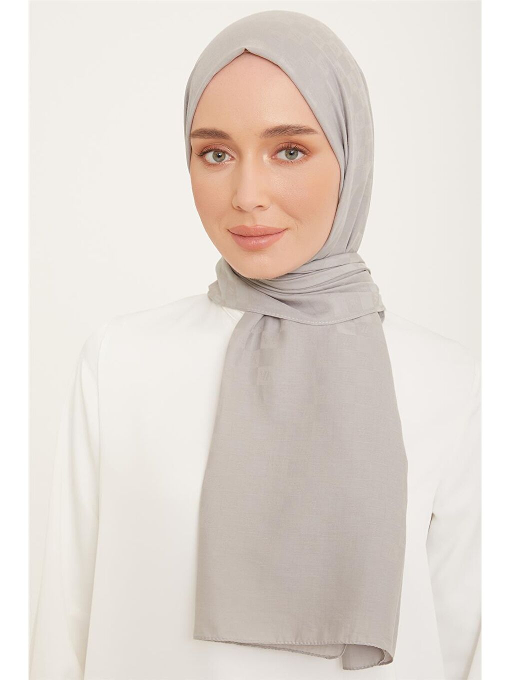 Gri Trend P.Monogram Şal2 21111