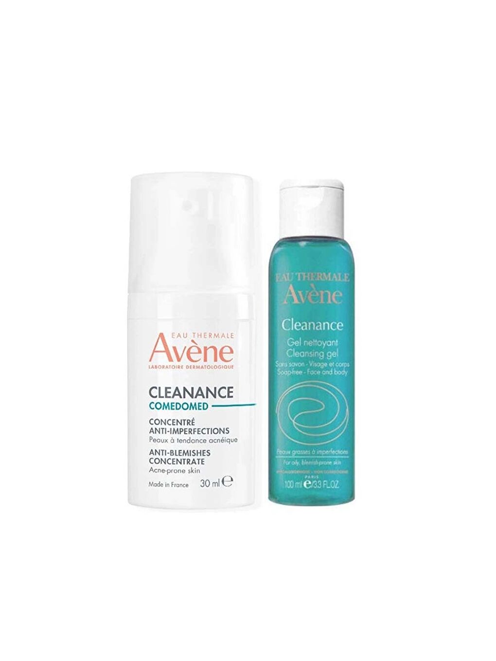 Avene Cleanance Comedomed Konsantre Bakım Kremi 30ml + Temizleme Jeli 100ml