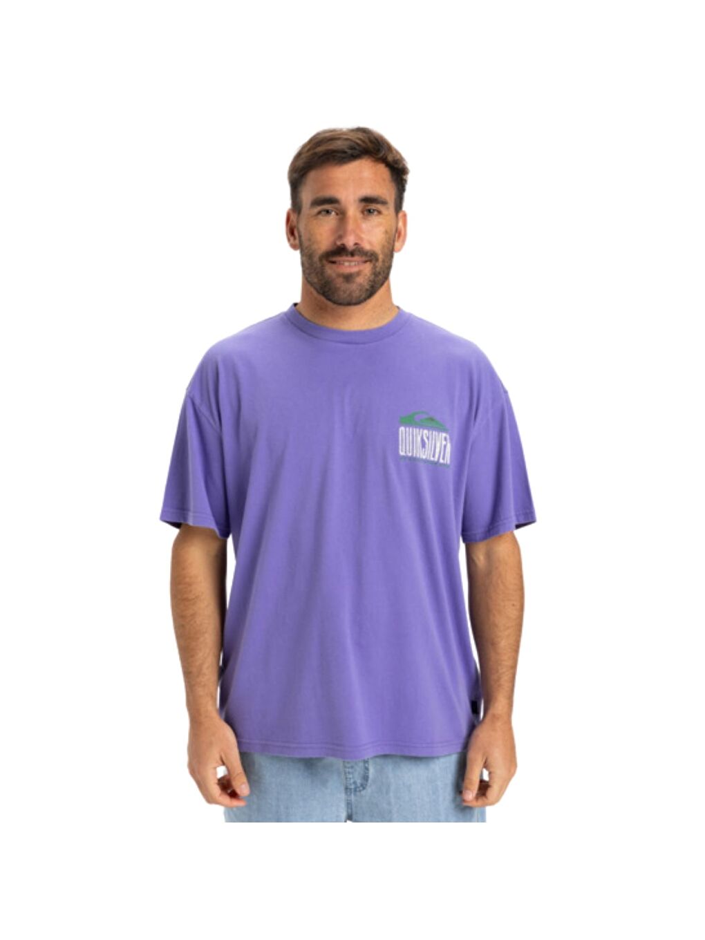 Gh Qs World Force Erkek Mor Tişört-1