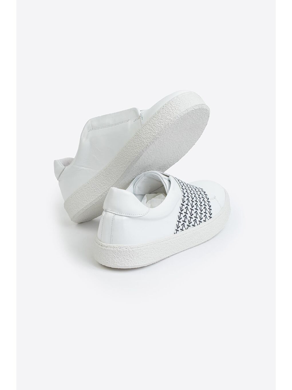 Beyaz LTN-HY02 Erkek Deri Ayakkabı-2