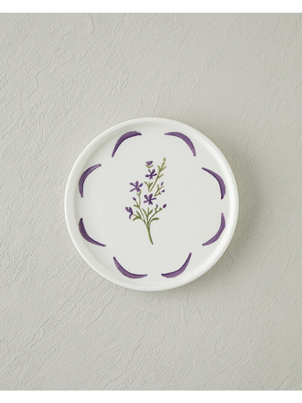 Beyaz Bliss Seramik 6'lı Pasta Seti 16 cm Renkli-3